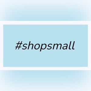 30 STICKERS - 2” x 1” - #SHOPSMALL